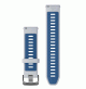 Quick Release Bands (22 mm) - Whitestone/Tidal blue, slate hardware - 010-11251-A1 - Garmin
